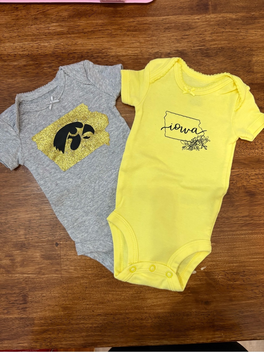 Iowa and Iowa Hawkeyes Onesies Bundle
